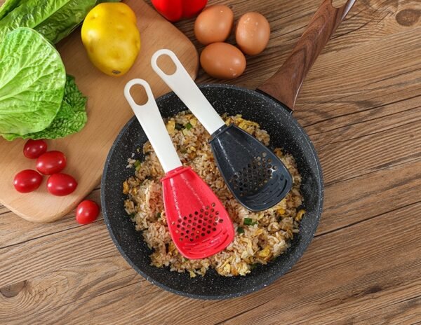 Multifunctional Slotted Spoon Grinding Cooking Spoon Mashed Auxiliary Food - Image 7
