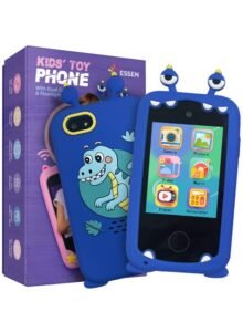 Kids Smart Phone Toys for Boys Ages 3-8 Toddler Play Travel Toys with Dual Camera