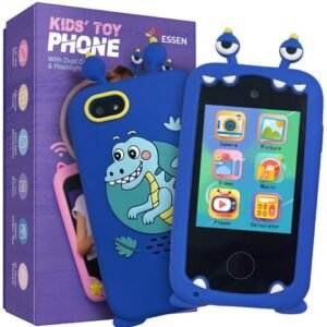 Kids Smart Phone Toys for Boys Ages 3-8 Toddler Play Travel Toys with Dual Camera