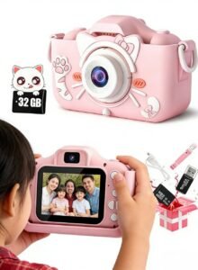 Kids Camera Gifts for 3-12 Year Old Boys Girls,Mini Rechargeable Child Digital Camera