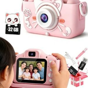 Kids Camera Gifts for 3-12 Year Old Boys Girls,Mini Rechargeable Child Digital Camera