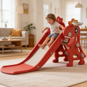 Children's Freestanding Slide Indoor Household Small Kids Slide for Toddlers