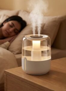 Humidifiers for Bedroom, Top Fill 6.8L Supersized Cool Mist Humidifier with Nightlight, Easy to Fill & Clean, Quiet Ultrasonic Humidifiers for Home, Large Room, Baby Nursery and Plants