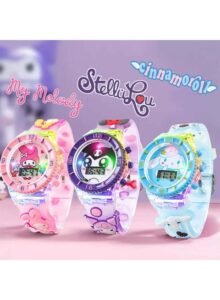 3 Pcs Kids Watches,Flashing Light-Up Dial, Digital Time Display, Adjustable Strap, Fun